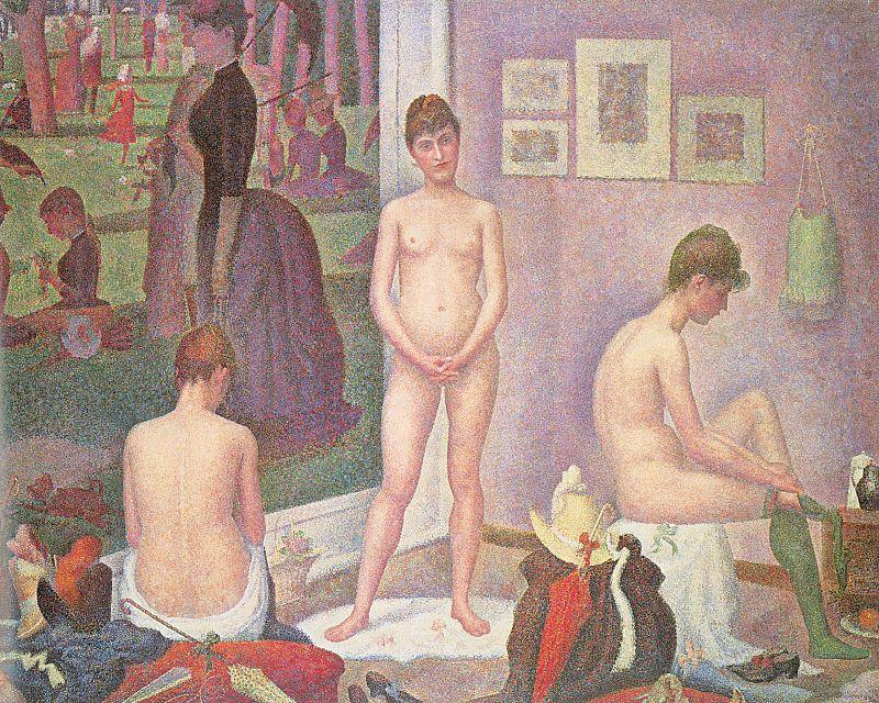 Georges Seurat Les Poseuses china oil painting image